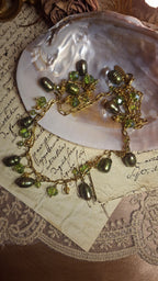 Goldene Perlen-Charm-Halskette – Edelstahl & Süßwasserperlen
